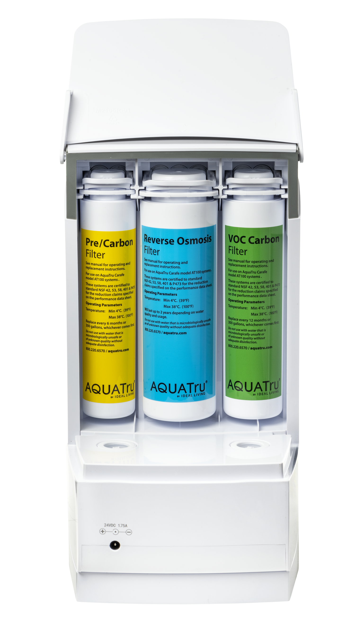 AquaTru Carafe Stages 1-2 Pre/Carbon Filter (for Carafe model ONLY)